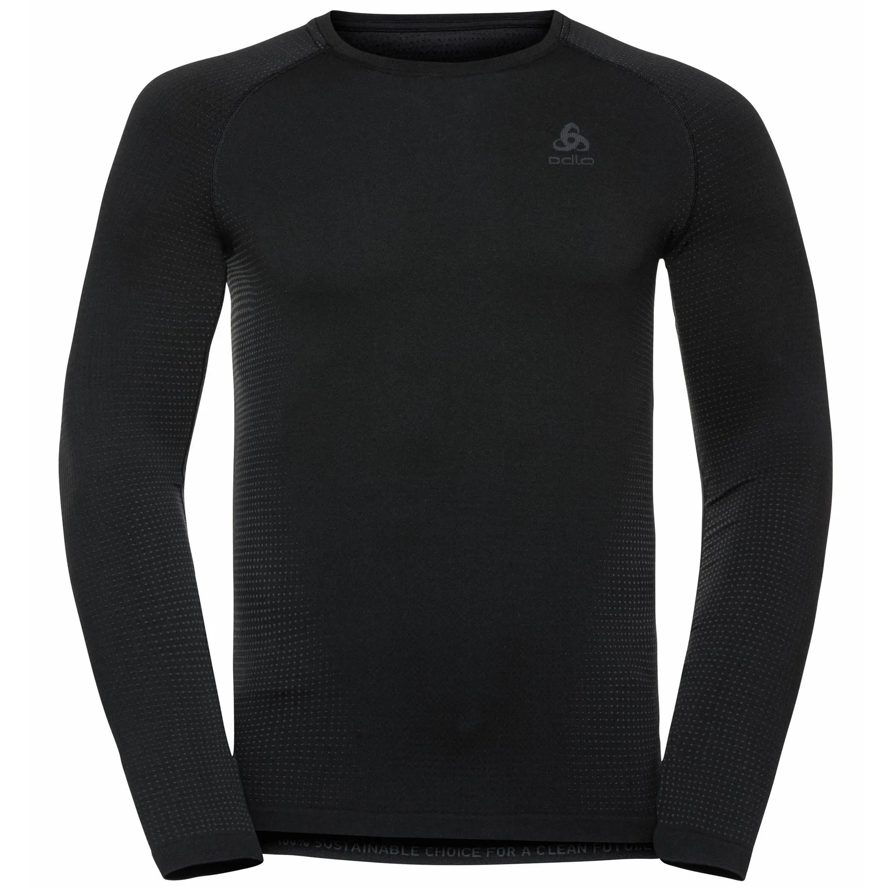 Odlo Performance Warm Men's Running Top - Long Sleeve Crew Neck