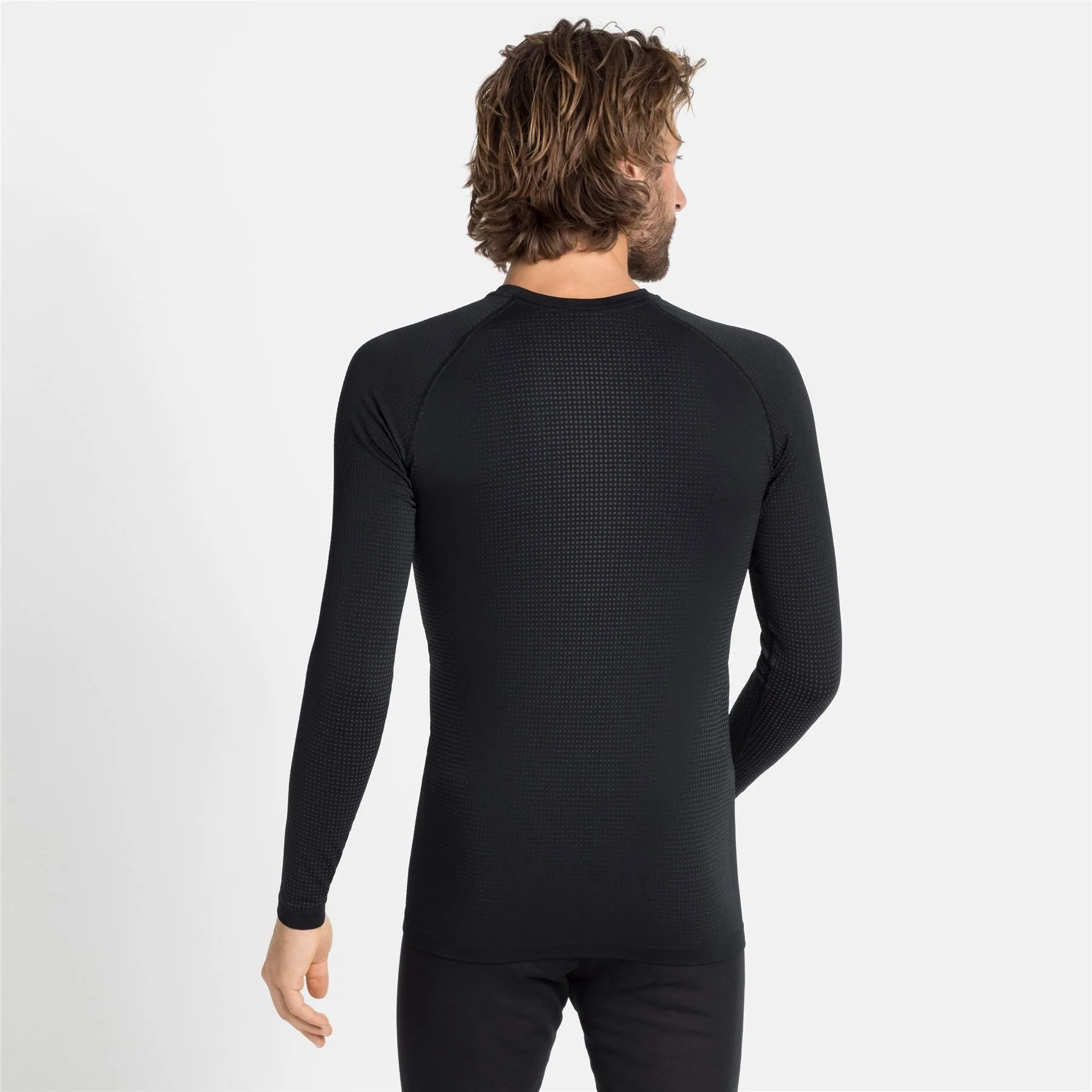 Odlo Performance Warm Men's Running Top - Long Sleeve Crew Neck