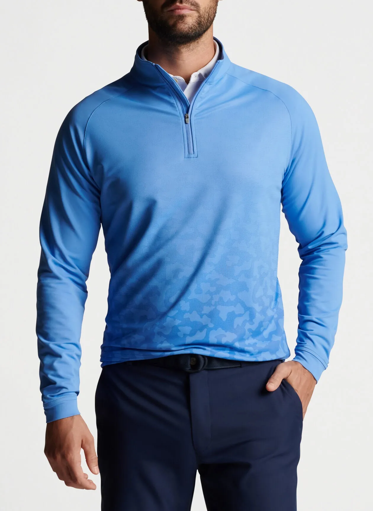 Perth Dip Dye Camo Performance Quarter-Zip
