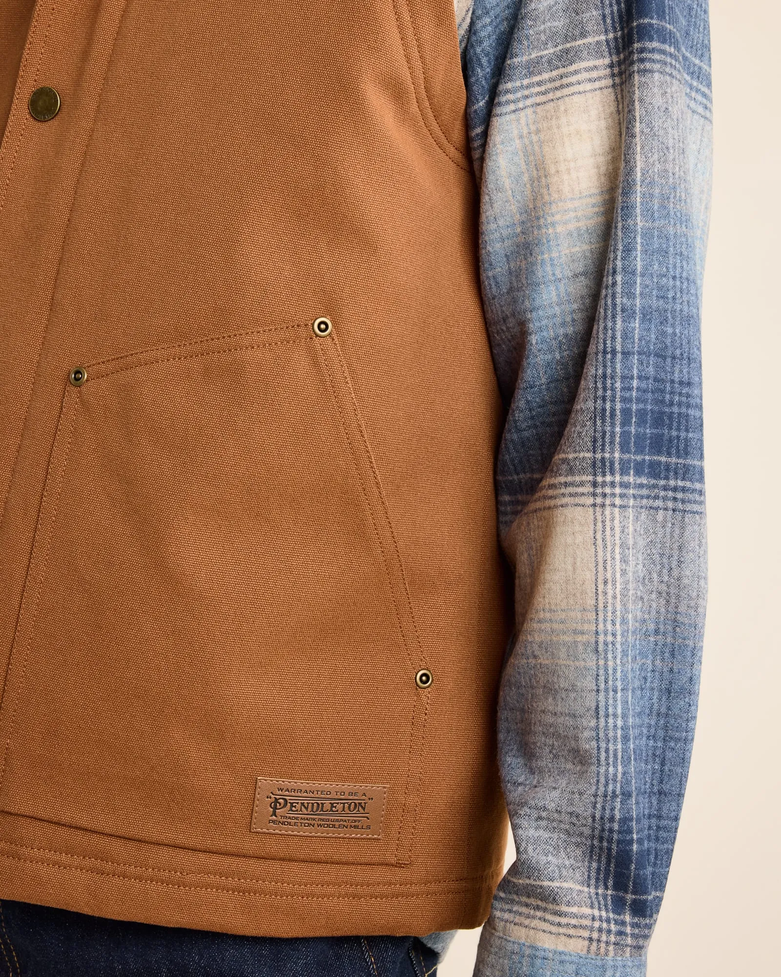 Pine Grove Canvas Vest - Whiskey