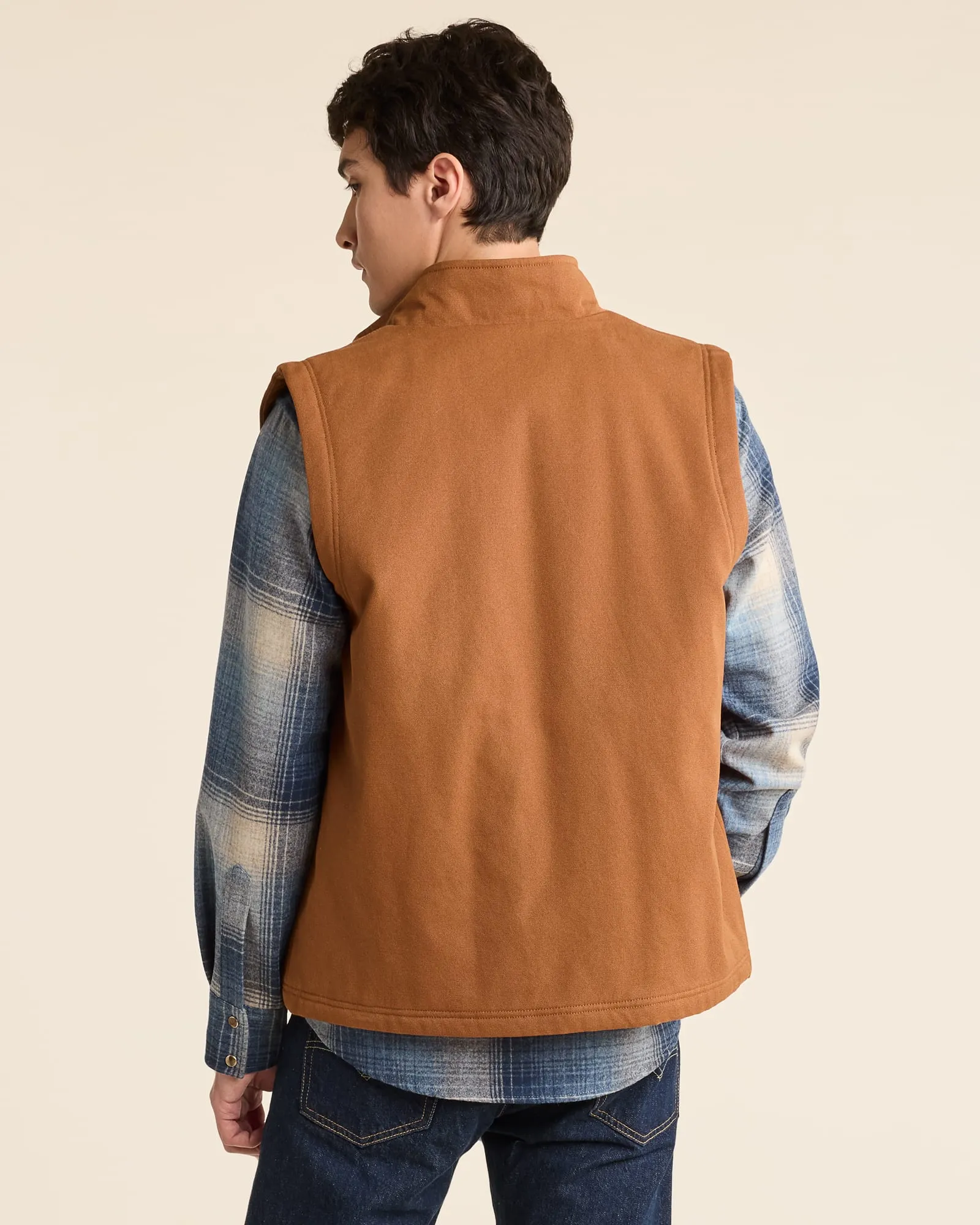 Pine Grove Canvas Vest - Whiskey