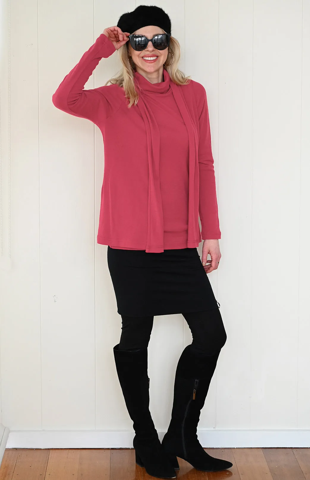 Polo Neck Top