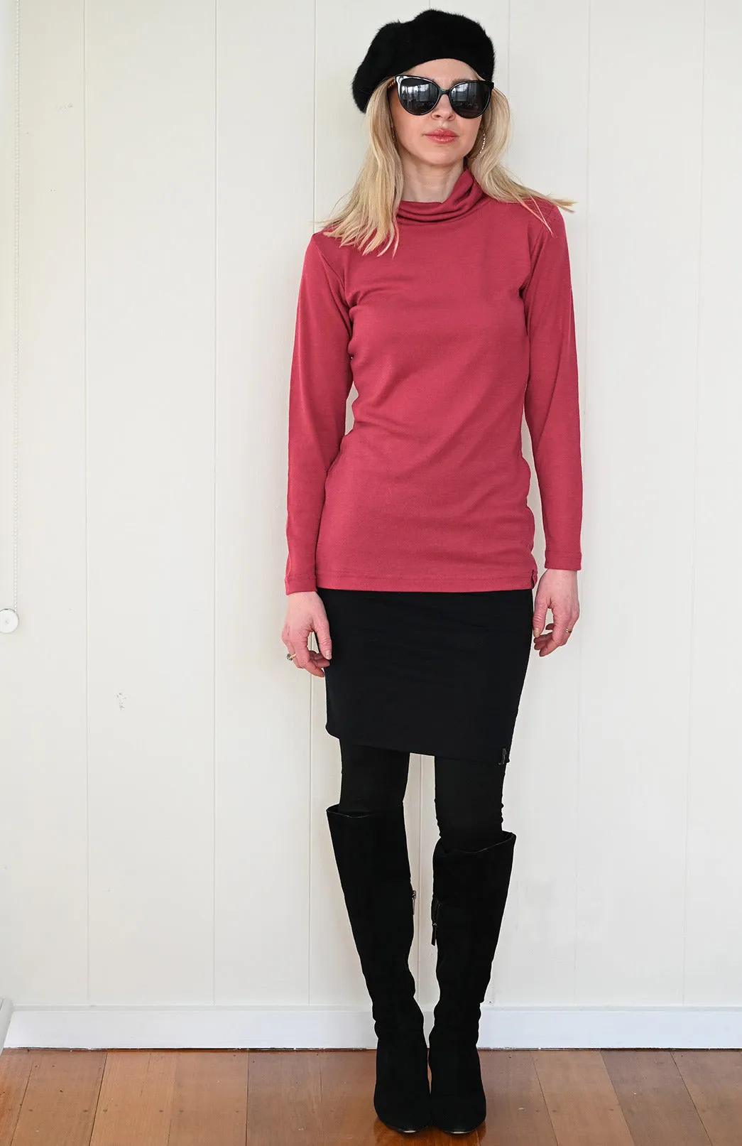 Polo Neck Top