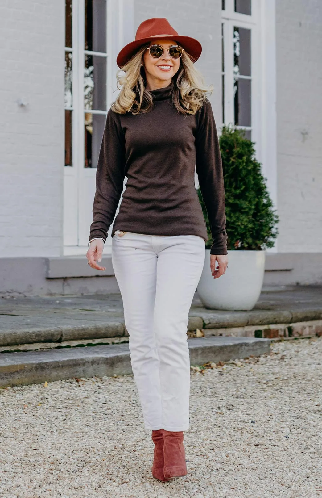 Polo Neck Top