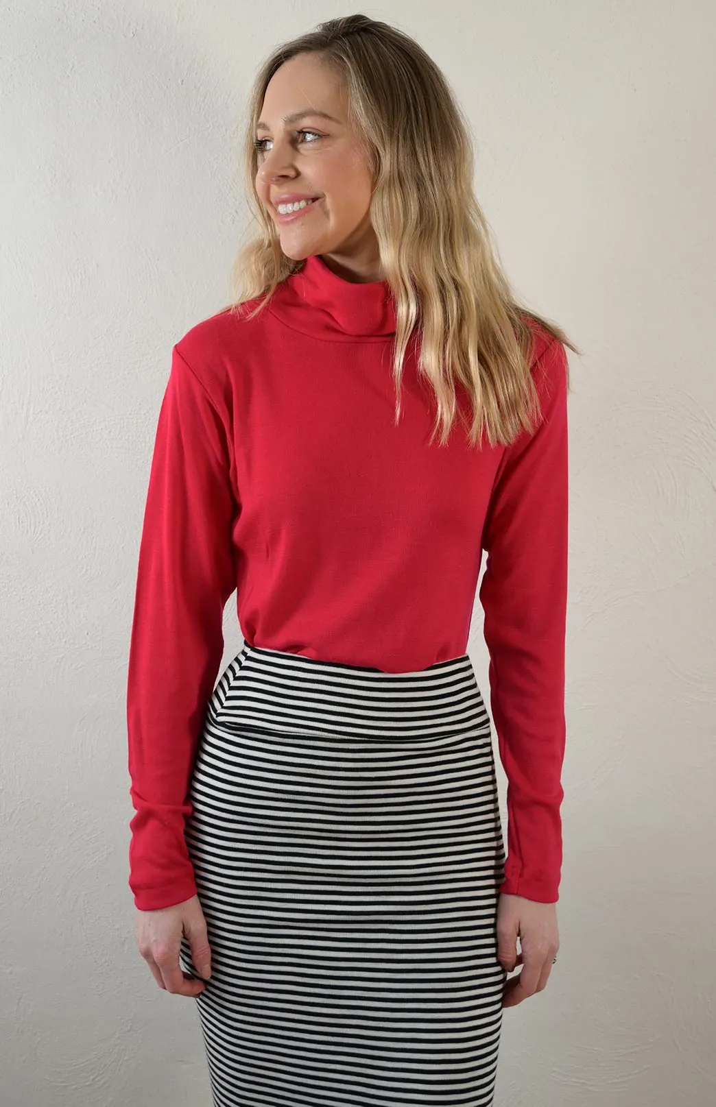 Polo Neck Top