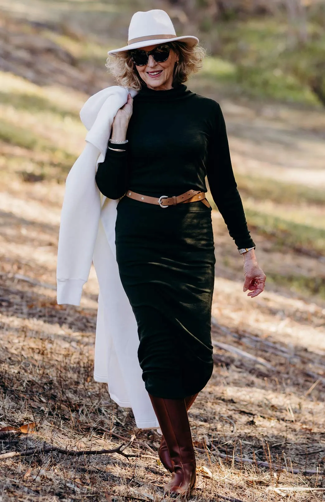 Polo Neck Top