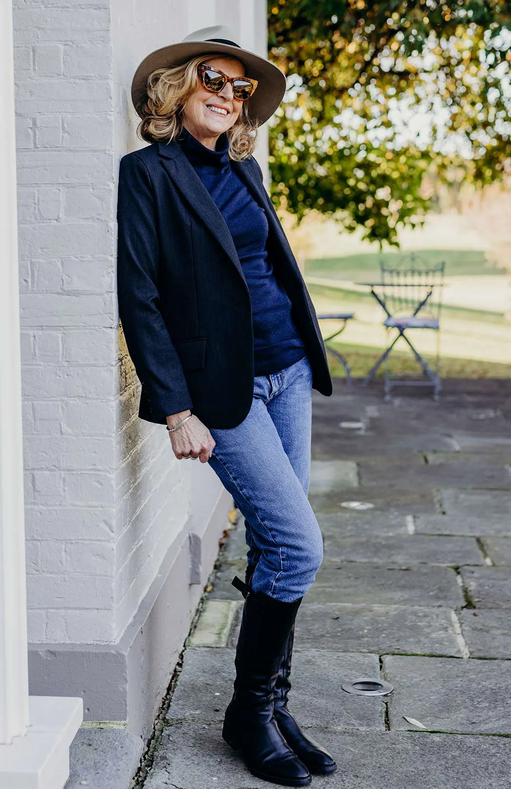 Polo Neck Top