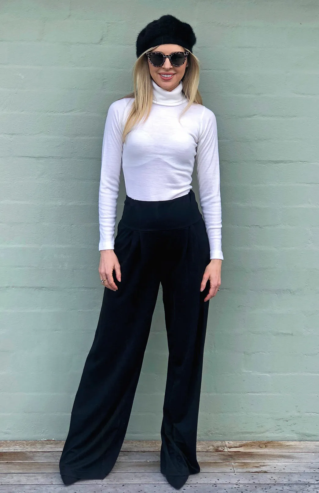 Polo Neck Top