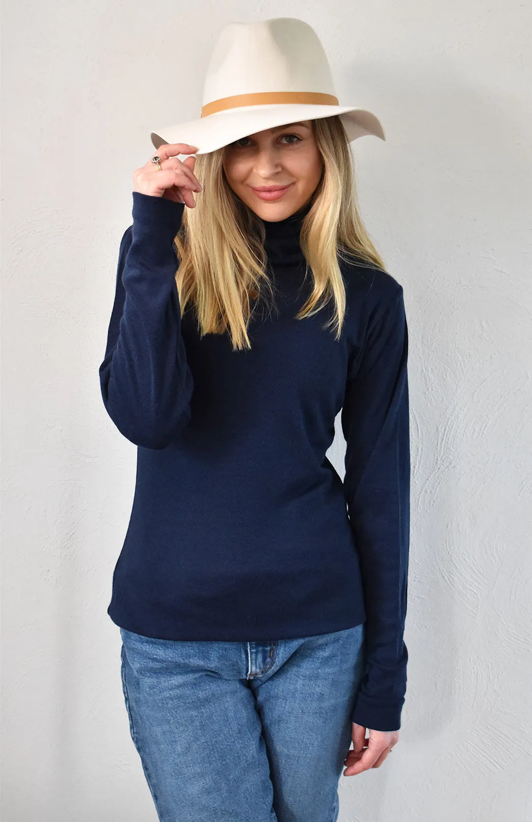 Polo Neck Top
