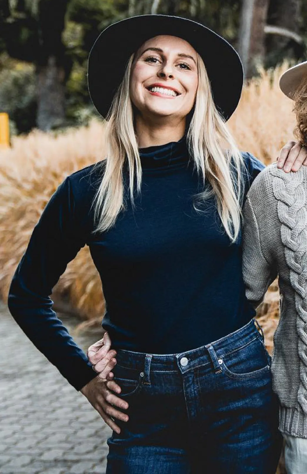 Polo Neck Top