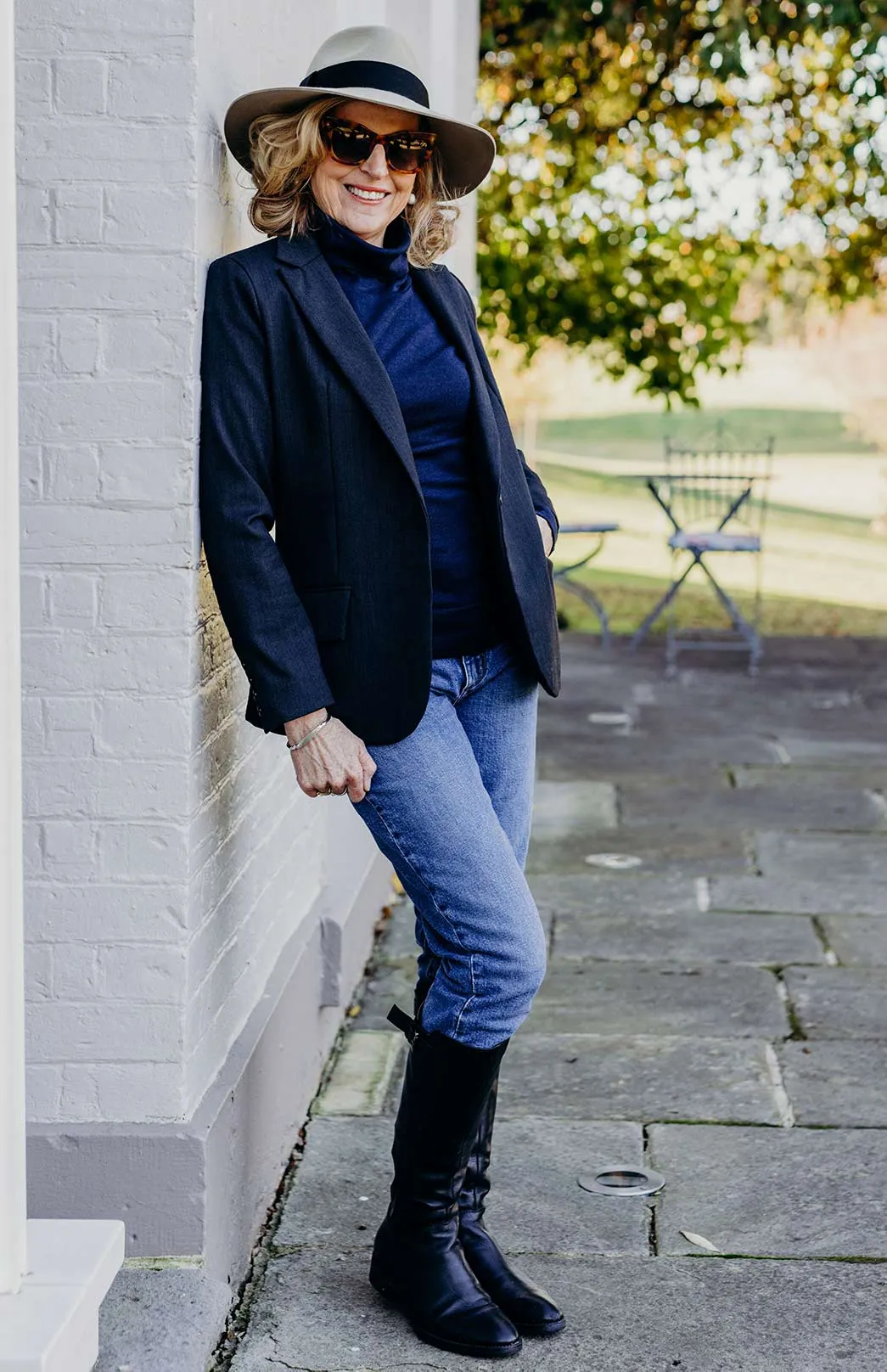 Polo Neck Top
