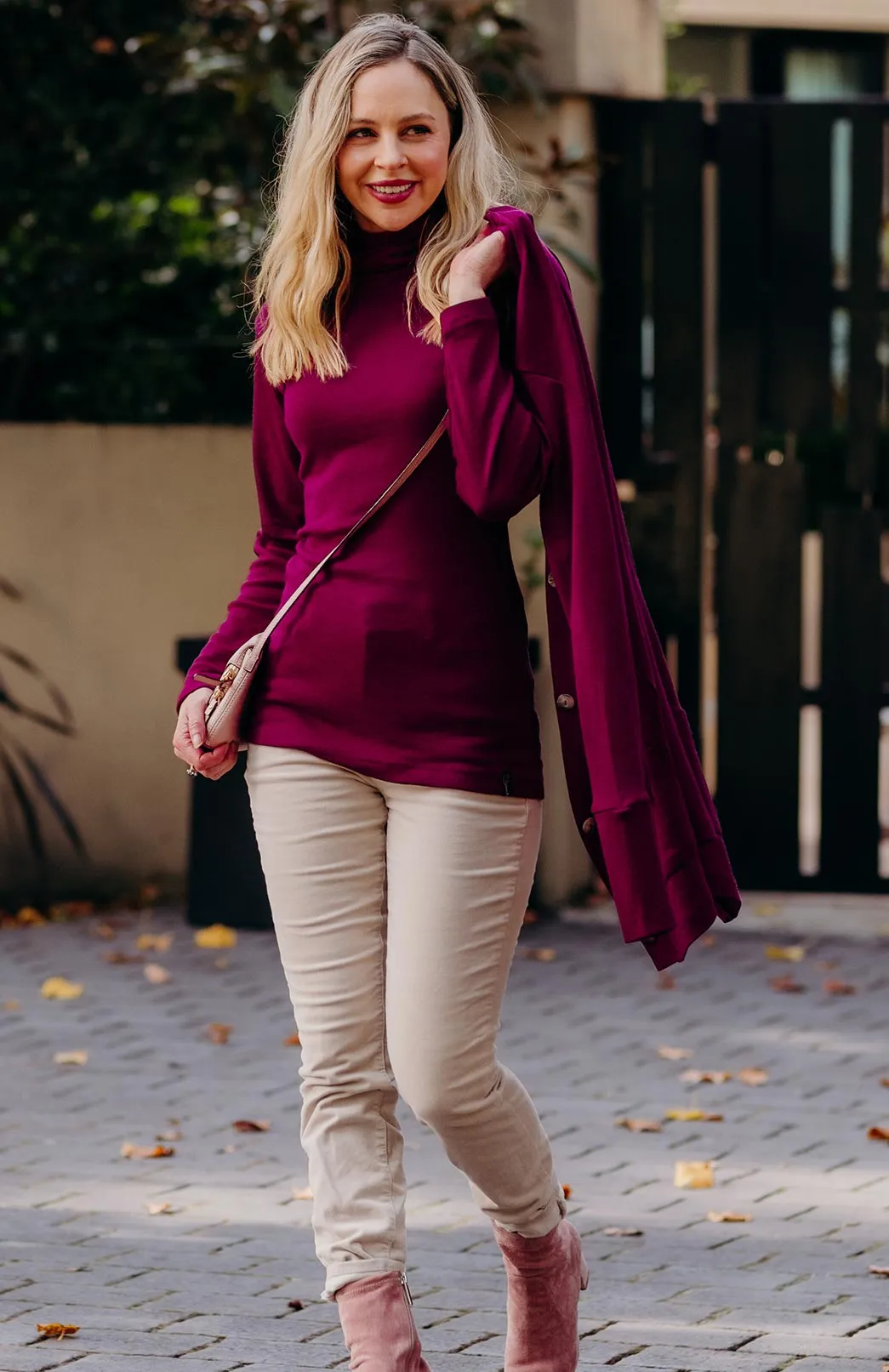 Polo Neck Top