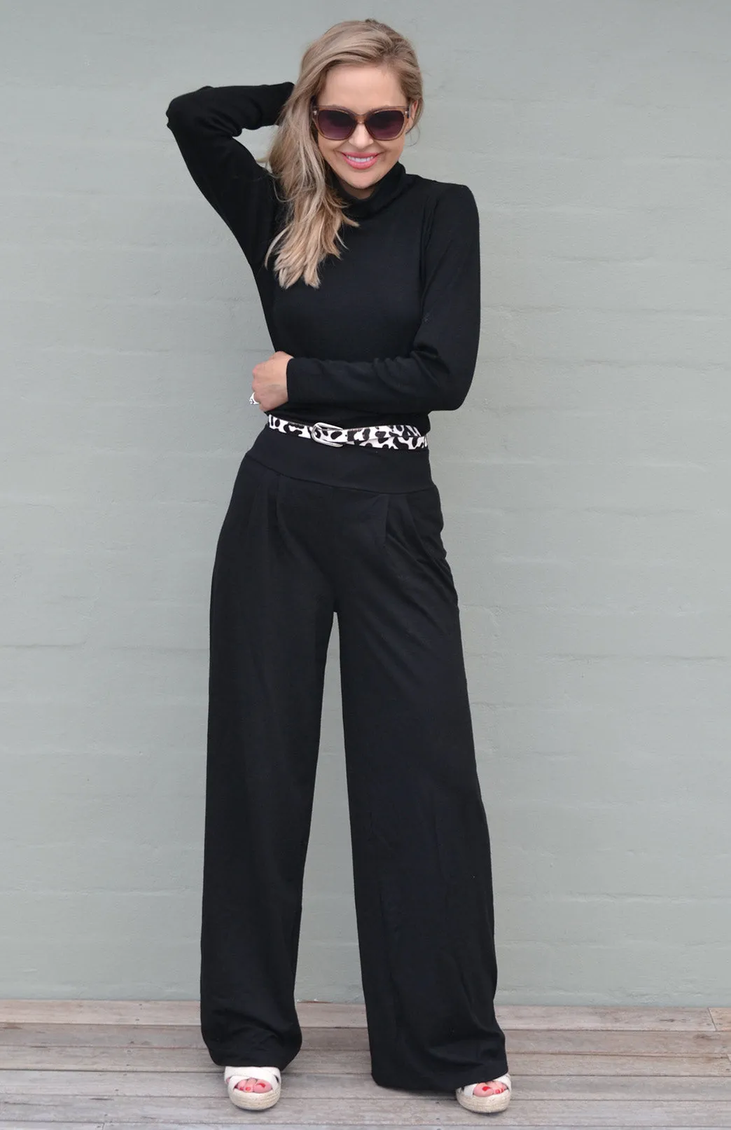 Polo Neck Top