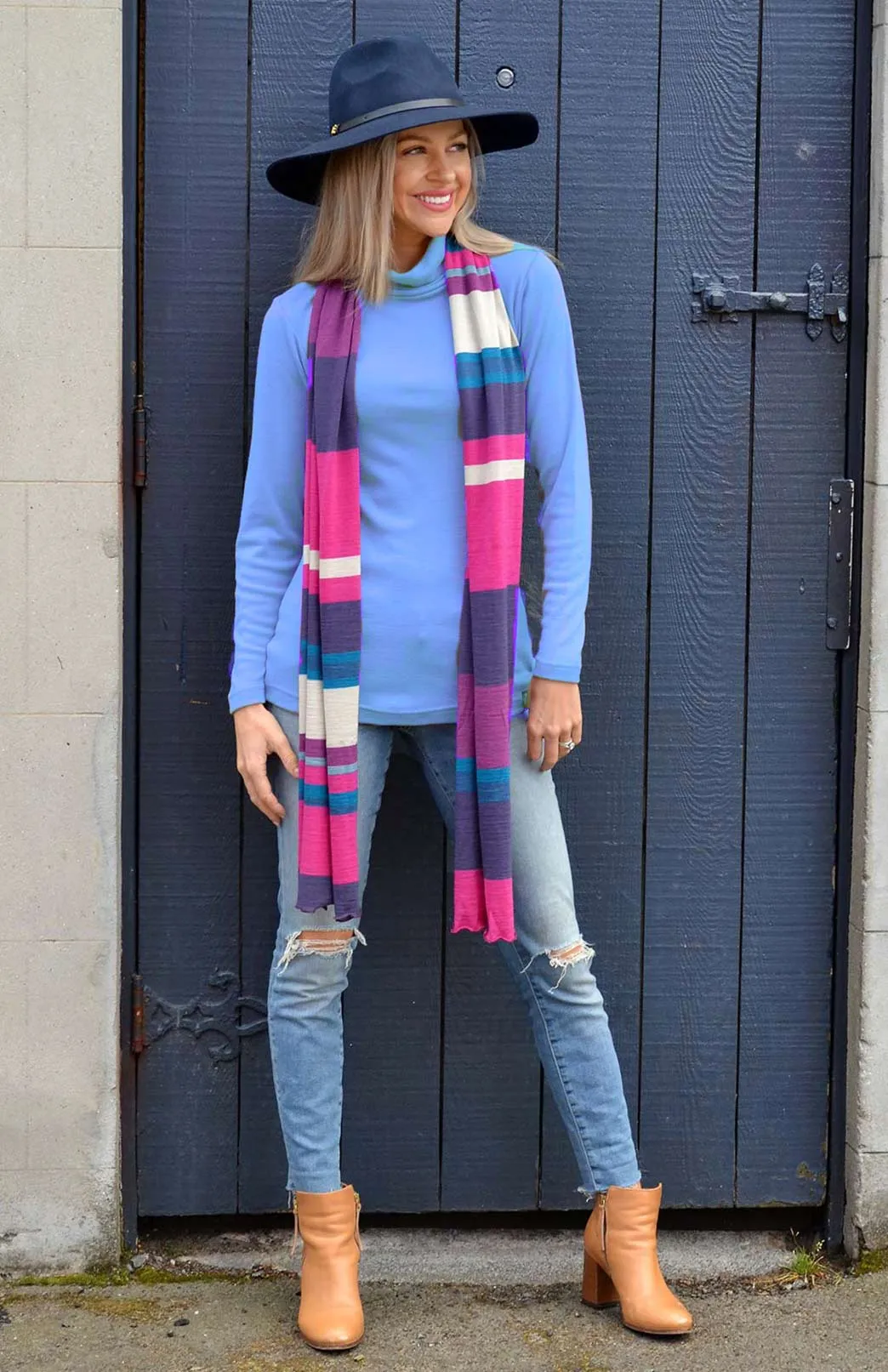 Polo Neck Top