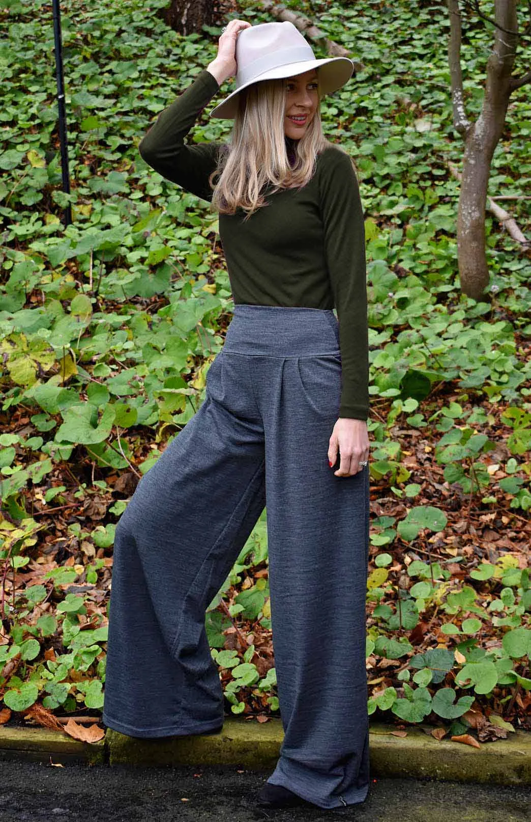 Polo Neck Top