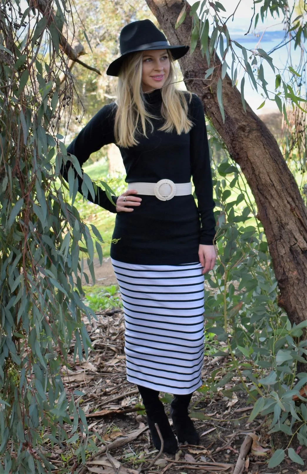 Polo Neck Top