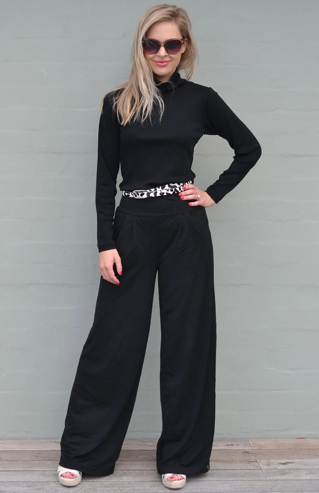 Polo Neck Top