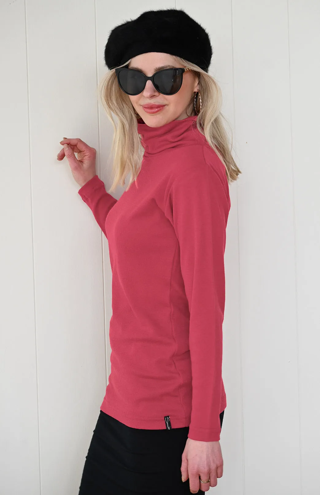 Polo Neck Top