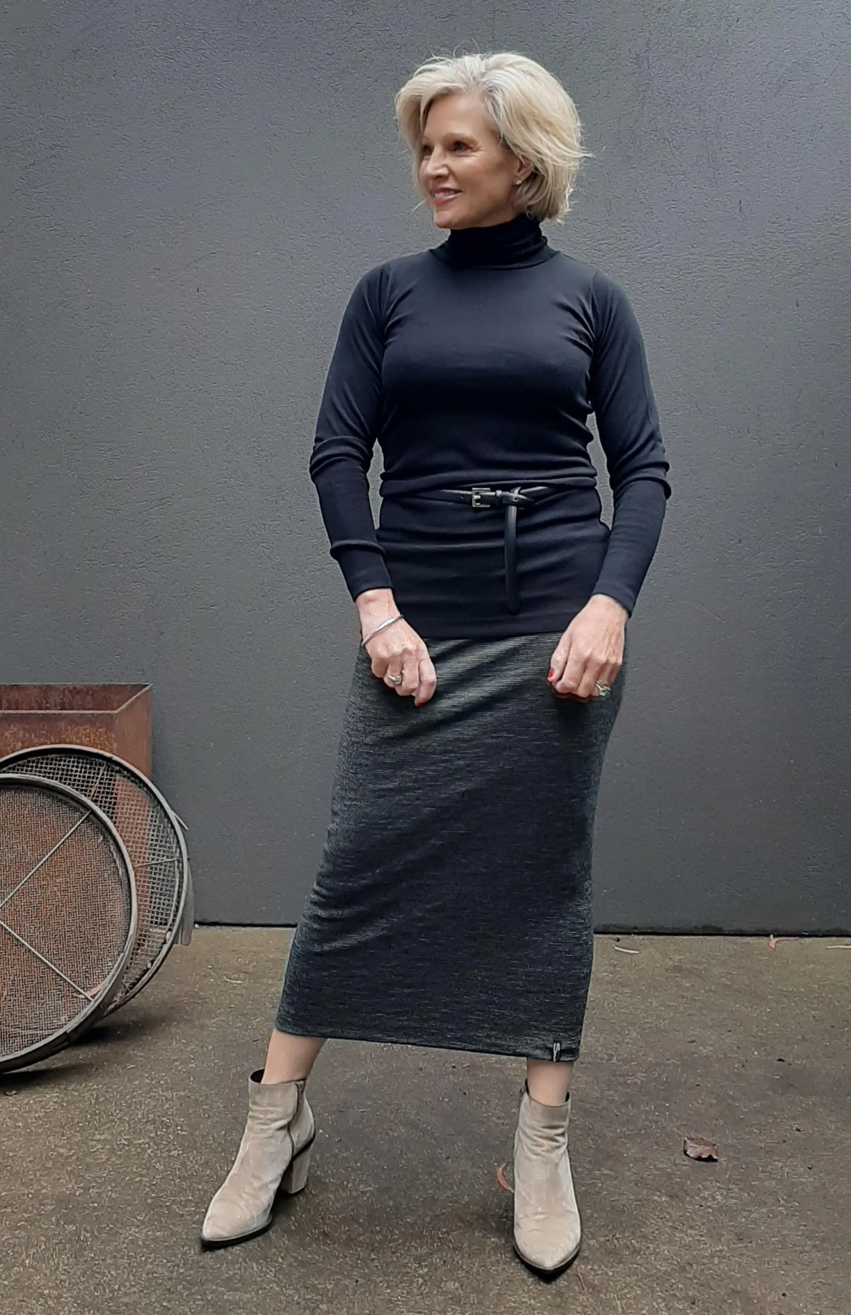 Polo Neck Top