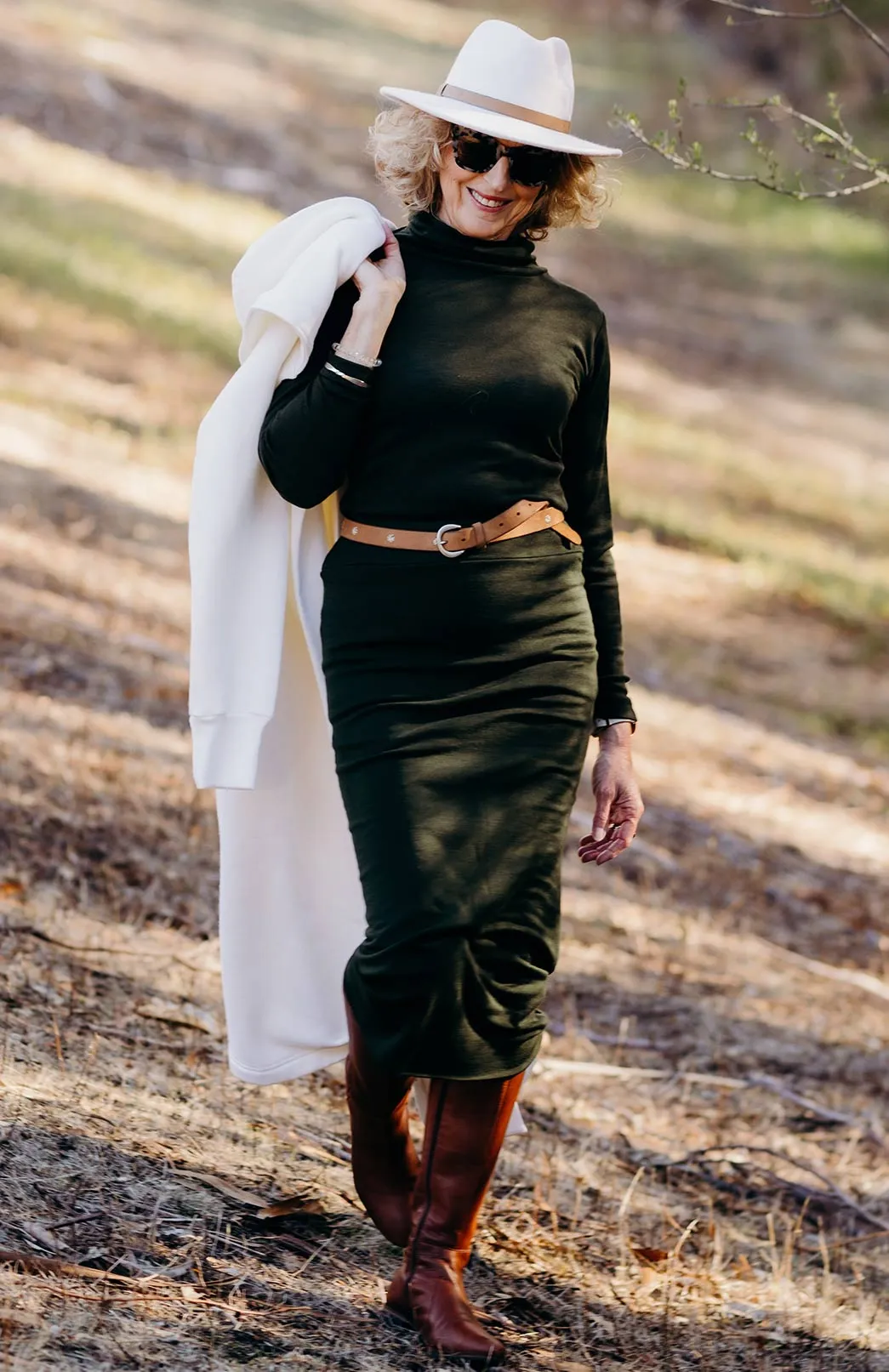 Polo Neck Top