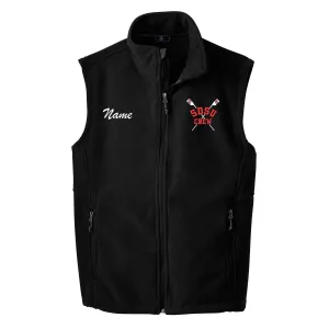 SDSU Crew Team Nylon/Fleece Vest