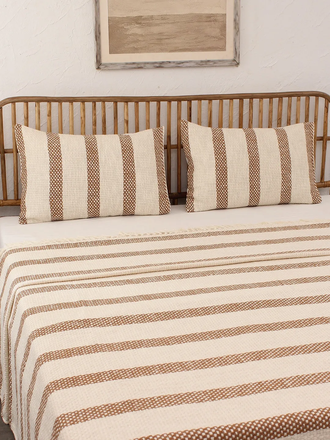 Shivalik Double Bedcover (Brown)