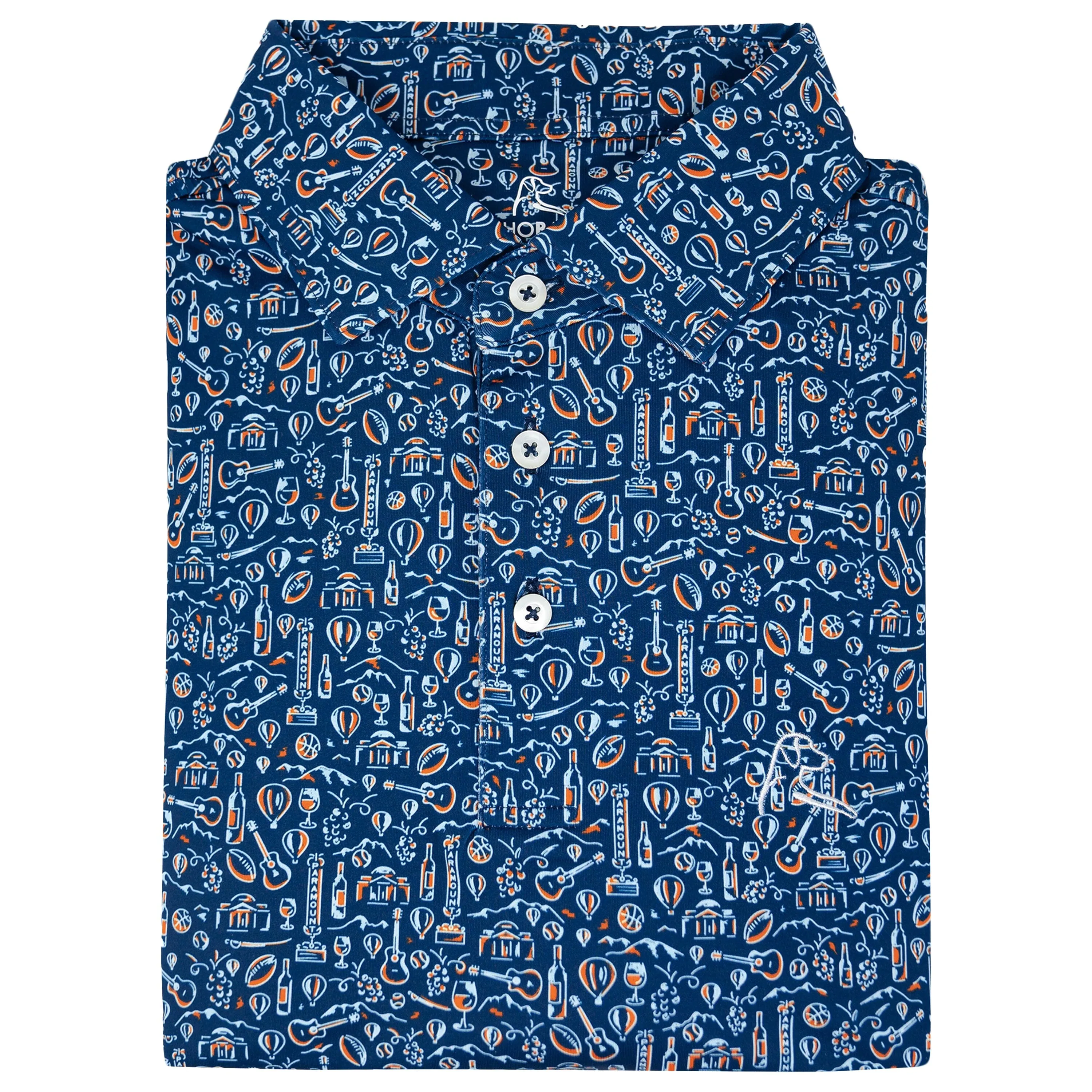 The C'ville | Performance Polo | The C'ville - Admiral Navy