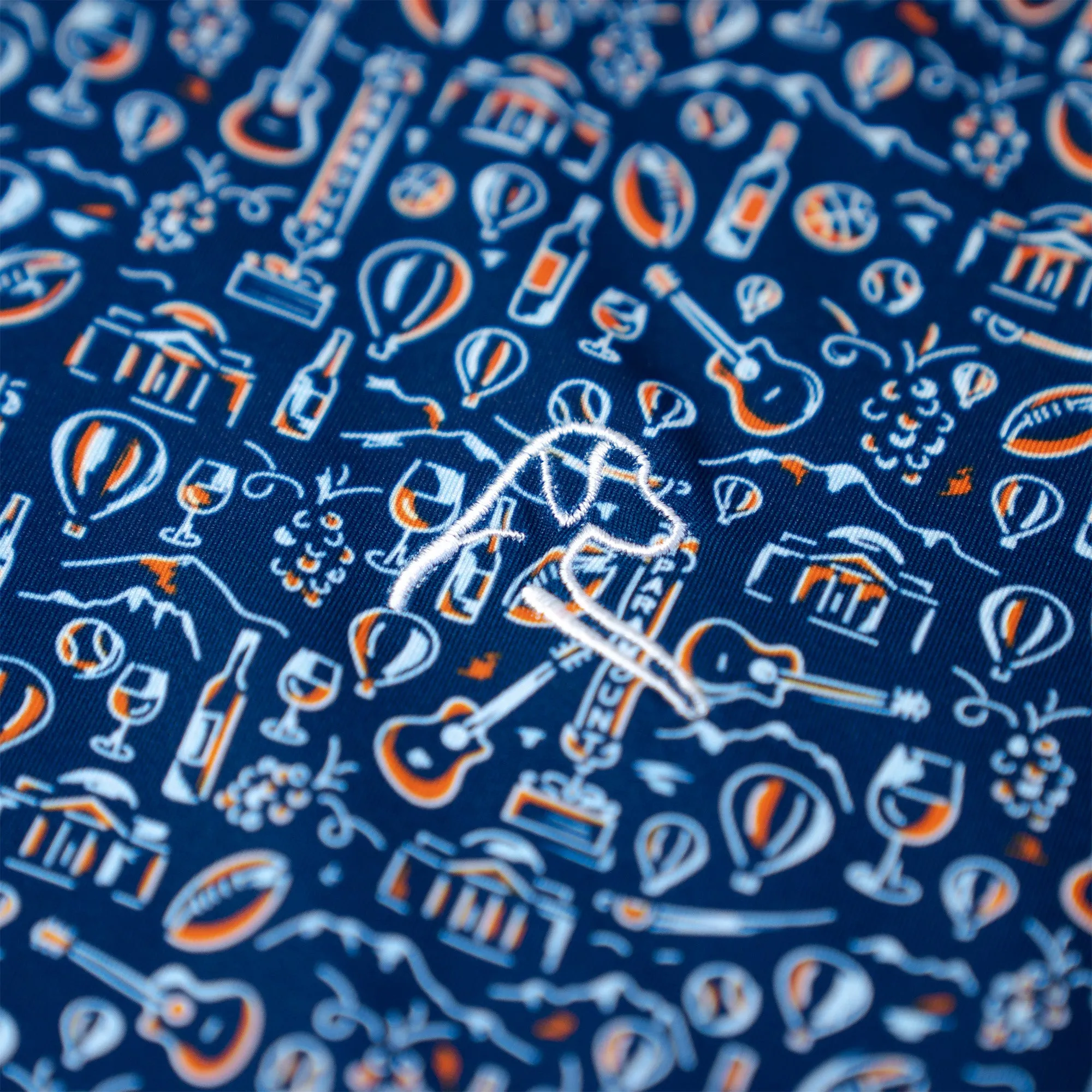 The C'ville | Performance Polo | The C'ville - Admiral Navy