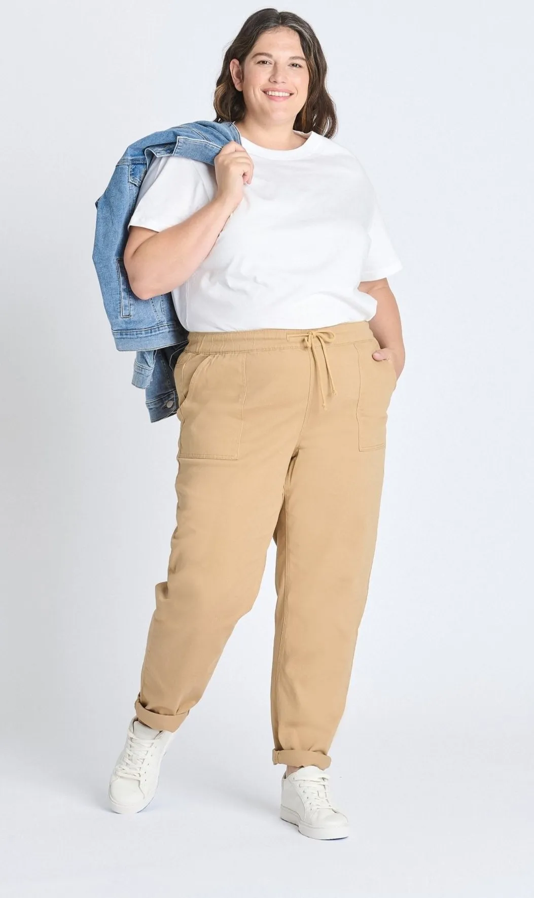 Westport Khaki Weekender Twill Jogger - Plus