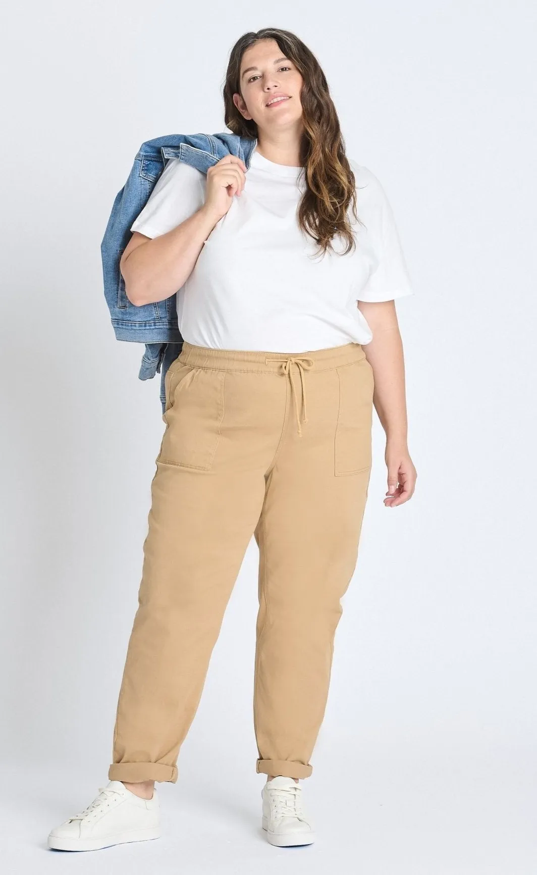 Westport Khaki Weekender Twill Jogger - Plus