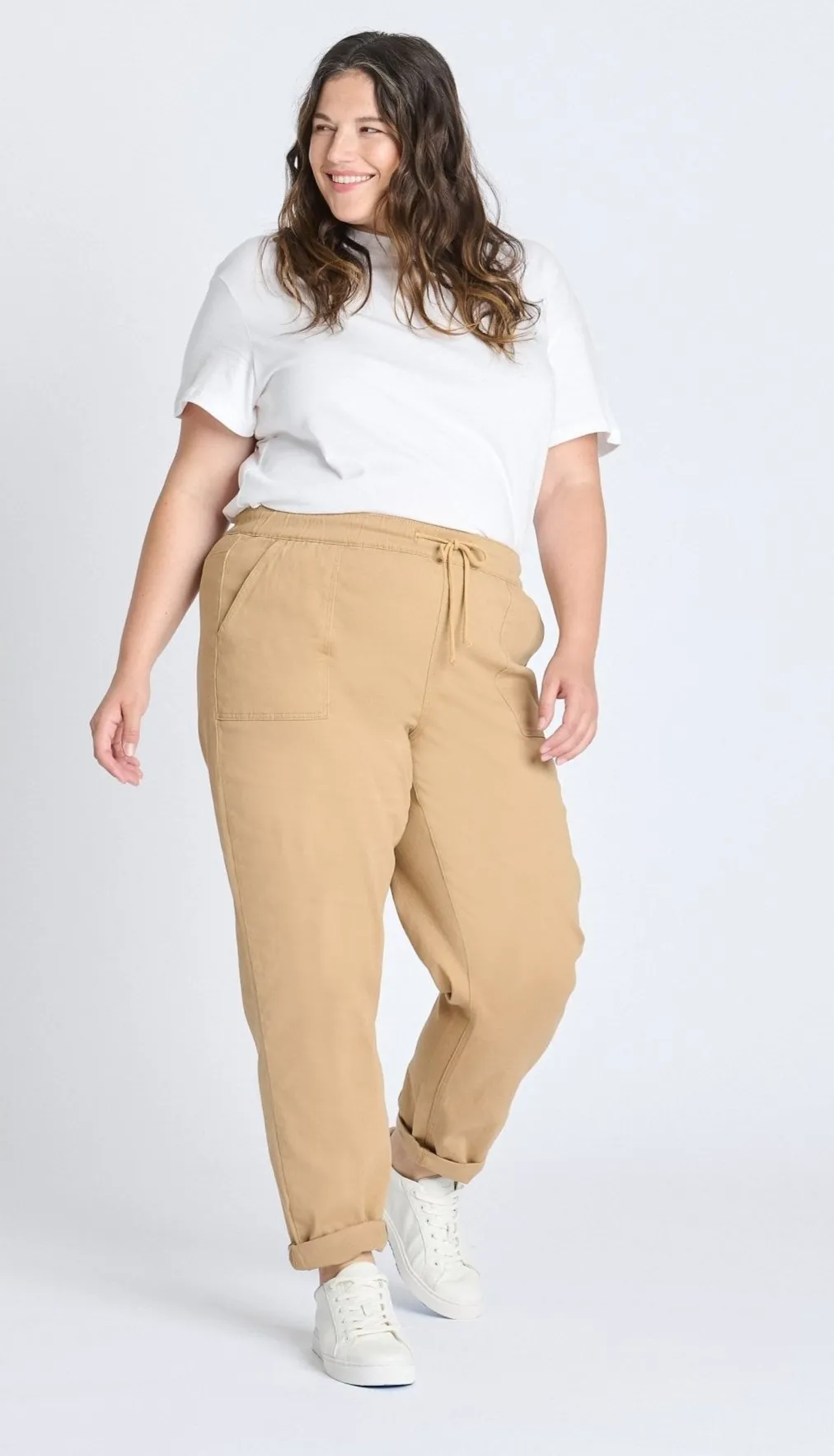 Westport Khaki Weekender Twill Jogger - Plus