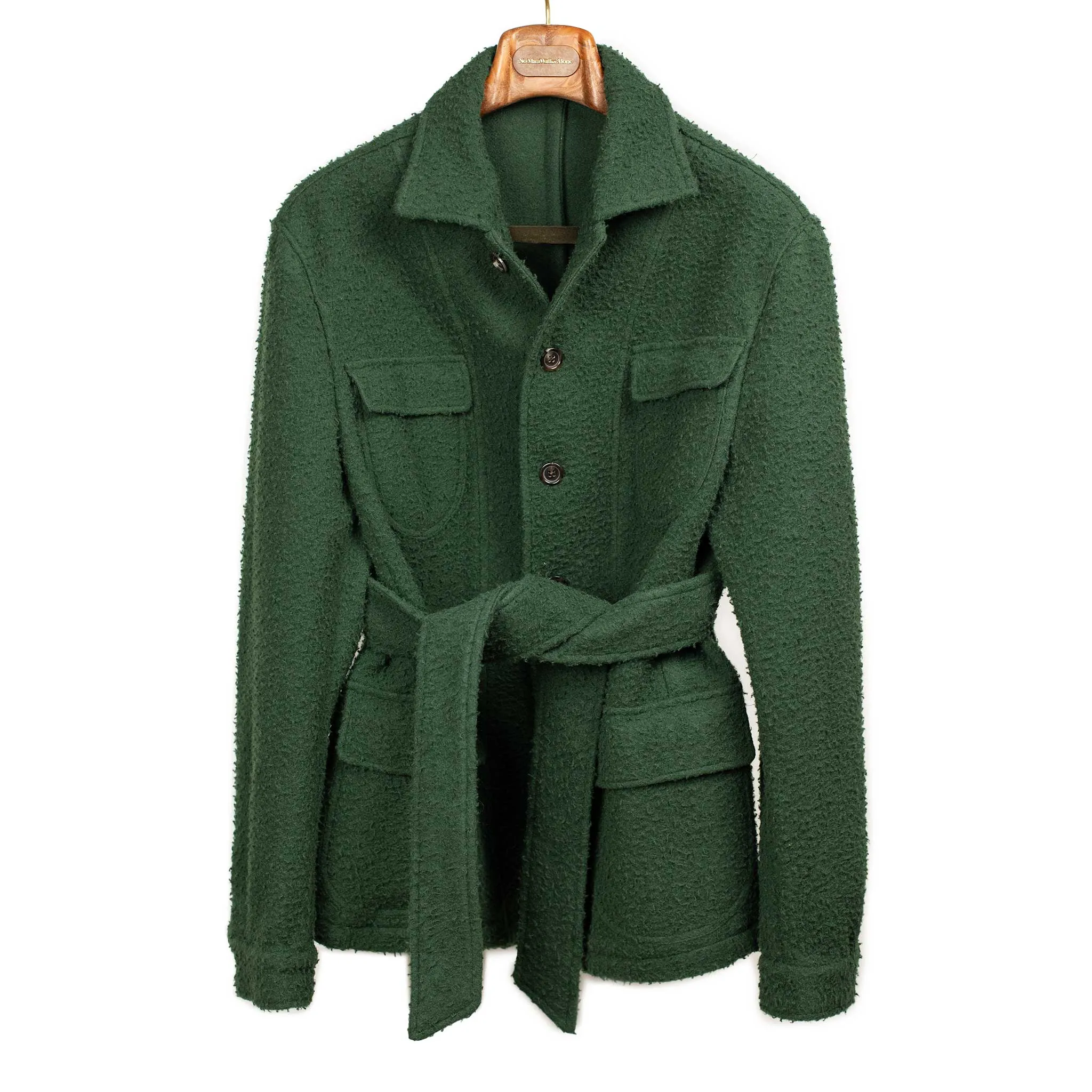 x Sartoria Carrara : field jacket in Pine Green Casentino wool [PRE-ORDER BALANCE]