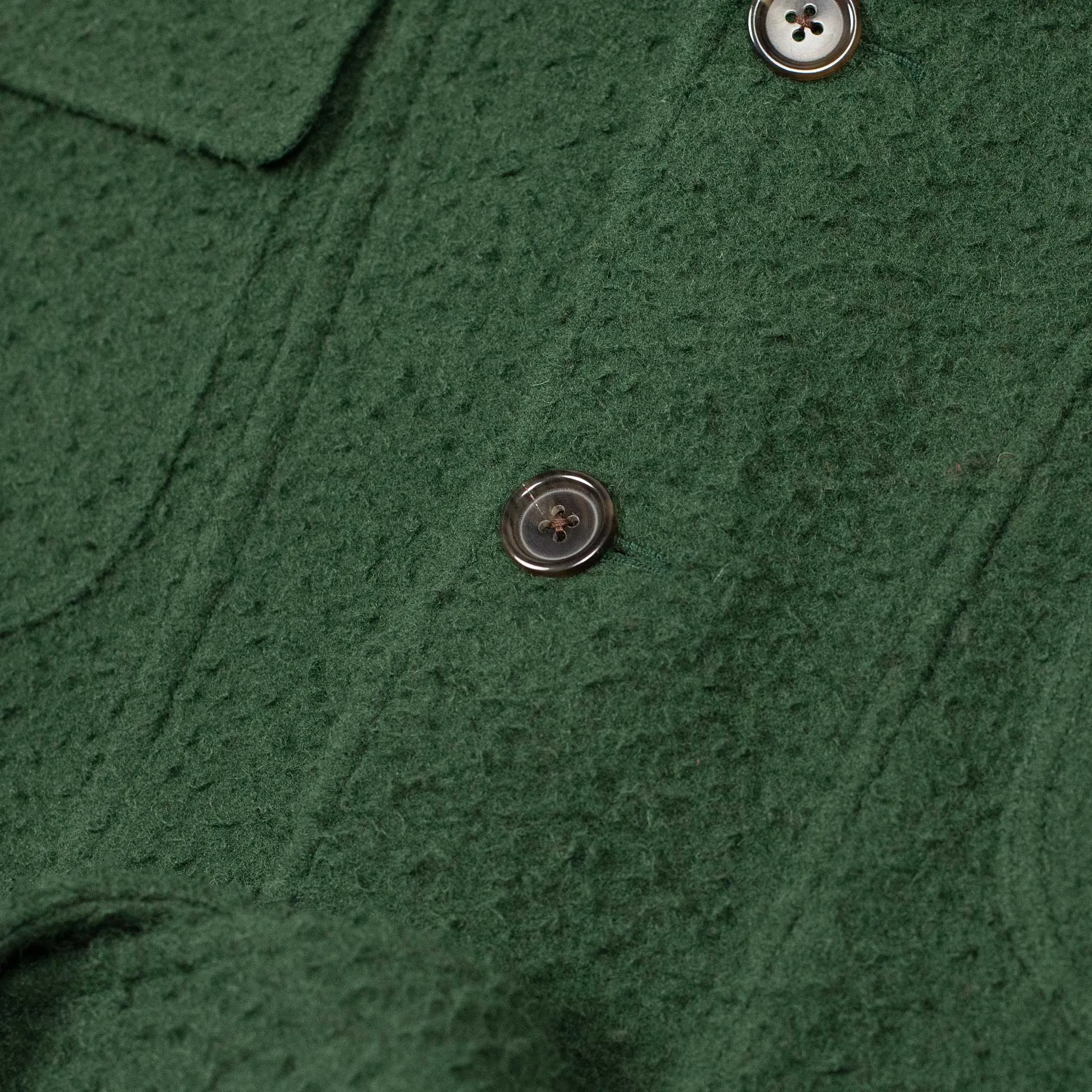 x Sartoria Carrara : field jacket in Pine Green Casentino wool [PRE-ORDER BALANCE]