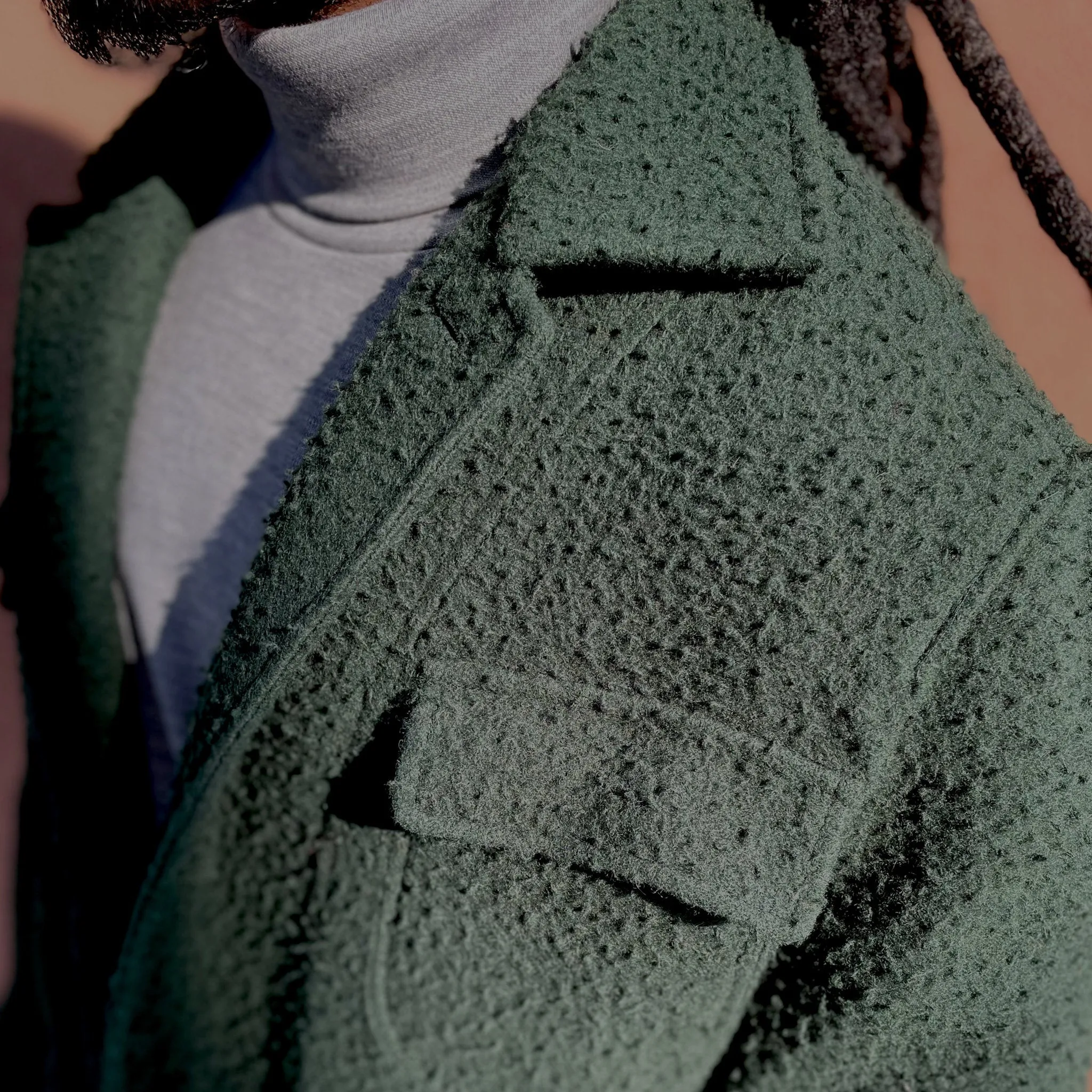 x Sartoria Carrara : field jacket in Pine Green Casentino wool [PRE-ORDER BALANCE]