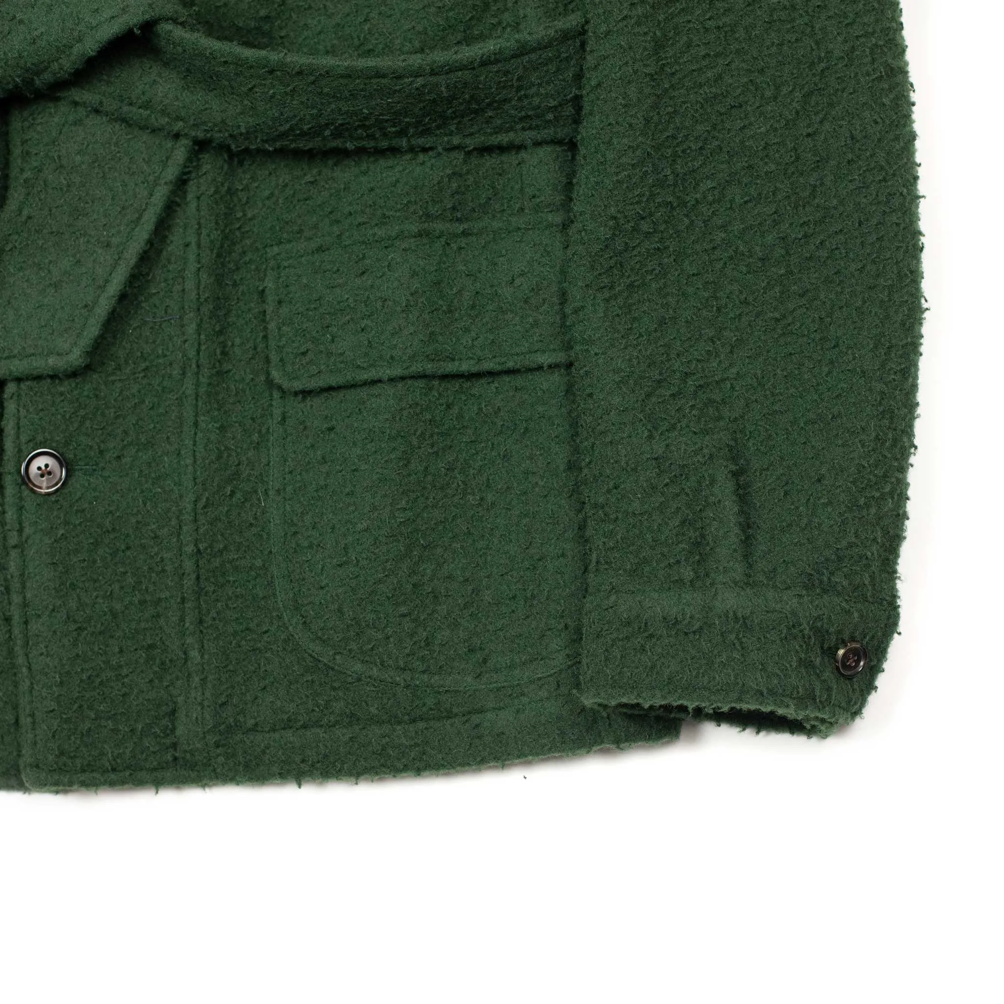 x Sartoria Carrara : field jacket in Pine Green Casentino wool [PRE-ORDER BALANCE]