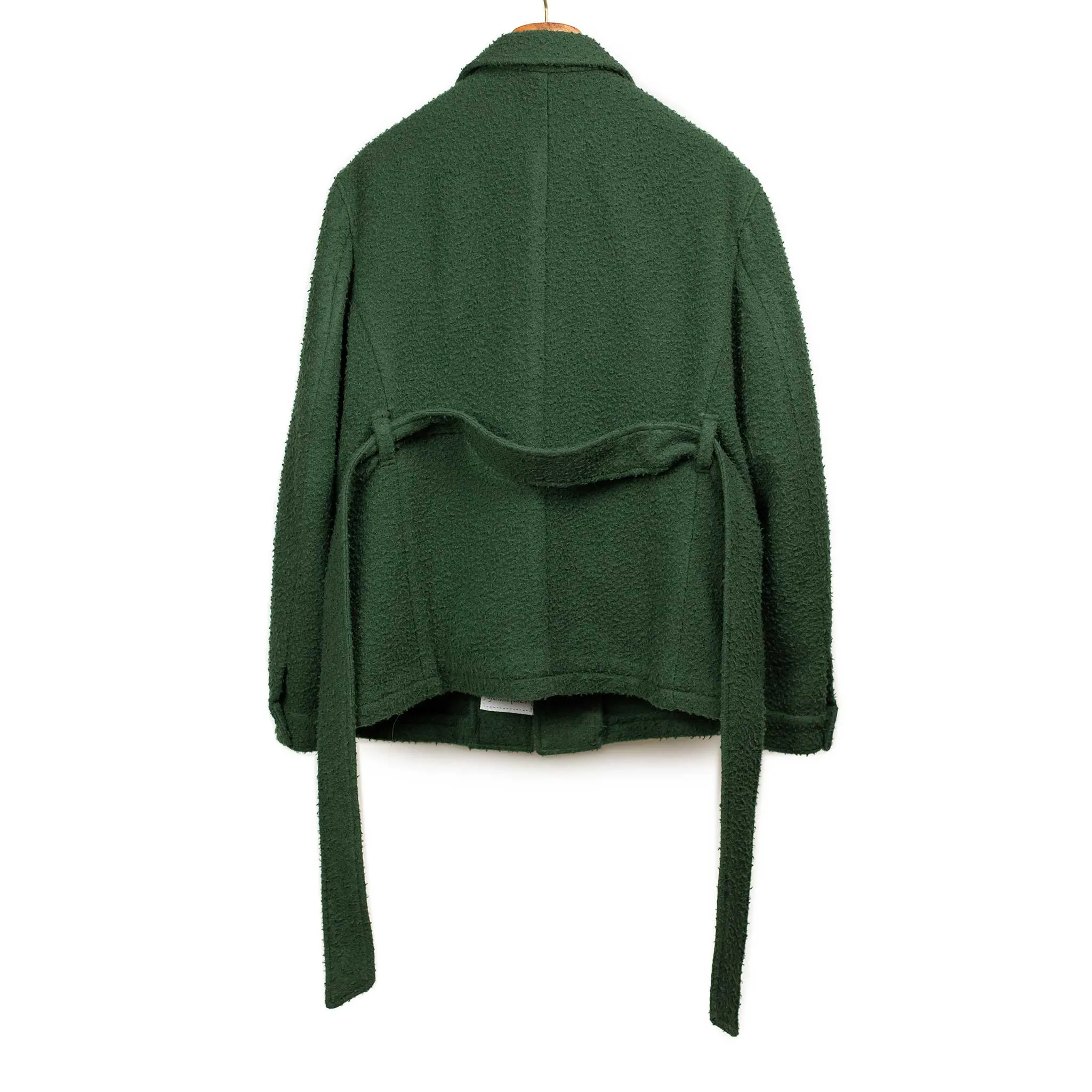 x Sartoria Carrara : field jacket in Pine Green Casentino wool [PRE-ORDER BALANCE]