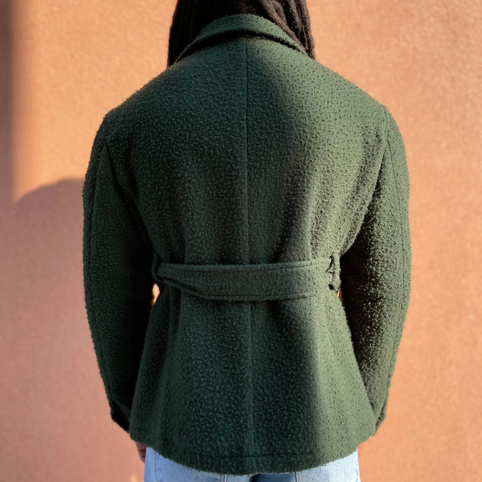 x Sartoria Carrara : field jacket in Pine Green Casentino wool [PRE-ORDER BALANCE]