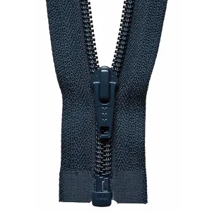 YKK Nylon Open End Zip 66cm / 26 inch: Dark Navy (Colour 560)