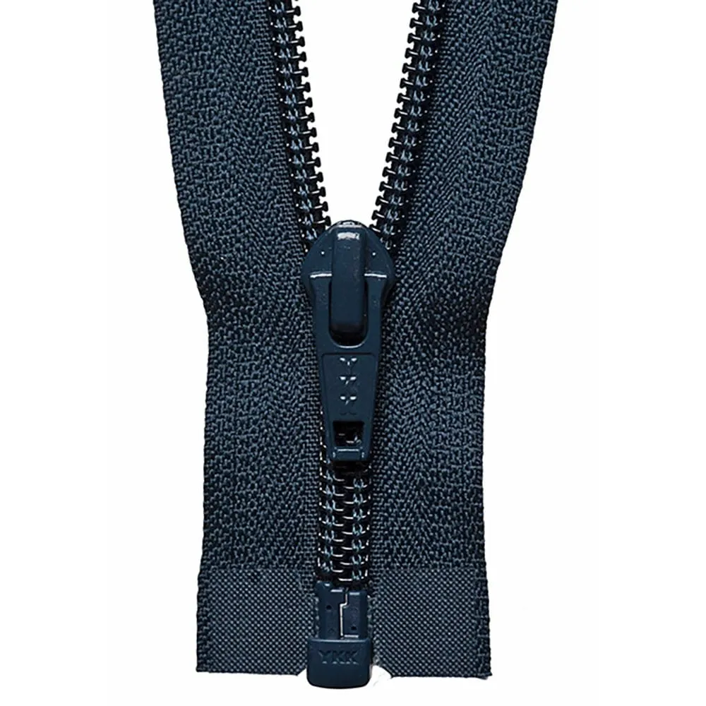 YKK Nylon Open End Zip 66cm / 26 inch: Dark Navy (Colour 560)